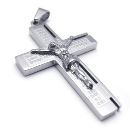 Colgante De Cruz De Titanio De Fabricación Experta Y Brillantez De Color Que Le Otorga Una Larga Reputación.