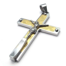 Colgante De Cruz De Titanio De Última Tecnología Con Colores Brillantes Y Muy Popular En Todo El Mundo.