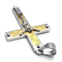 Colgante De Cruz De Titanio De Última Tecnología Con Colores Brillantes Y Muy Popular En Todo El Mundo.