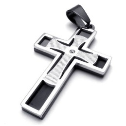 Colgante De Cruz De Titanio Con Diseño Profesional, Colores Delicados Y Muy Popular En Todo El Mundo.