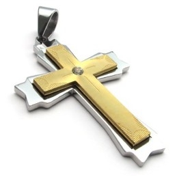 Hermoso Diseño, Color Brillante, Calidad Confiable, Colgante De Cruz De Titanio.