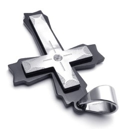 Colgante De Cruz De Titanio De Fabricación Experta Y Brillantez De Colores Que Goza De Gran Reputación Tanto En El País Como En 