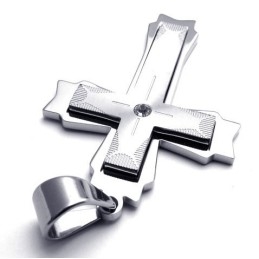 Colgante De Cruz De Titanio De Calidad Confiable Y Con Brillo De Color Para Su Selección