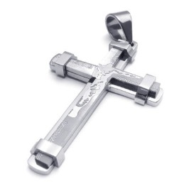 Colgante De Cruz De Titanio De Excelente Calidad, Con Forma Elegante, Color Brillante