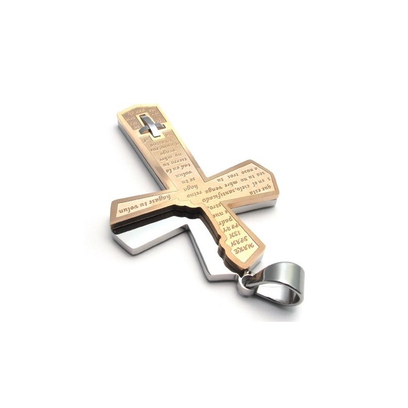 Colgante De Cruz De Titanio De Diseño Atractivo, Color Brillante Y Duradero. Colgante De Cruz De Titanio De Diseño Atractivo, Color Brillante Y Duradero.