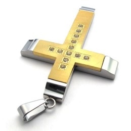 Hermoso Diseño, Color Brillante, Colgante De Cruz De Titanio De Calidad Superior