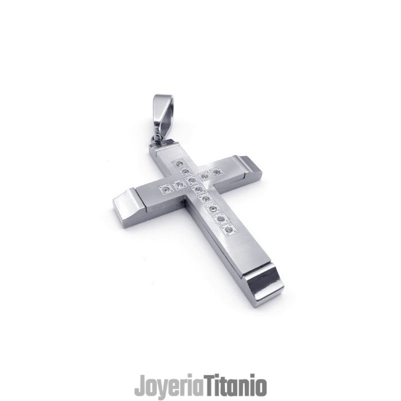 Colgante De Cruz De Titanio De Calidad Estable, Con Forma Elegante, Color Brillante