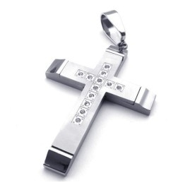 Colgante De Cruz De Titanio De Calidad Estable, Con Forma Elegante, Color Brillante