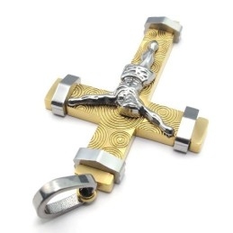 Tecnología Sofisticada, Brillo Del Color, Rendimiento Confiable, Colgante De Cruz De Titanio