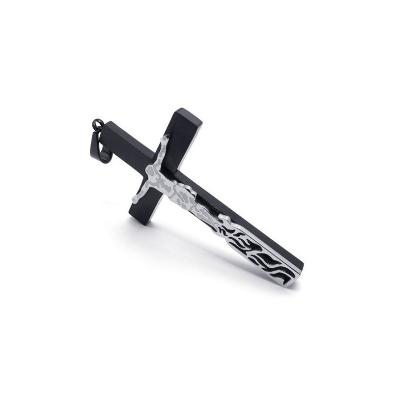 Colgante De Cruz De Titanio De Calidad, Fabricación Experta, Brillo Del Color Y Rendimiento Confiable.