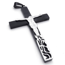 Colgante De Cruz De Titanio De Calidad, Fabricación Experta, Brillo Del Color Y Rendimiento Confiable.