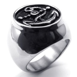 Anillo De Titanio De Calidad Confiable Con Brillo De Color En Varios Estilos