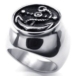 Anillo De Titanio De Calidad Confiable Con Brillo De Color En Varios Estilos