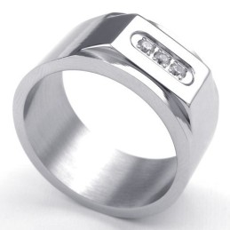Anillo De Titanio De Calidad Estable Con Brillo De Color Finamente Procesado