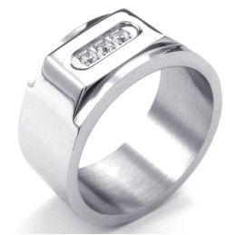 Anillo De Titanio De Calidad Estable Con Brillo De Color Finamente Procesado