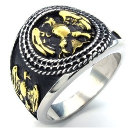 Anillo De Titanio De Diseño Moderno, Color Brillante Y Calidad Confiable.