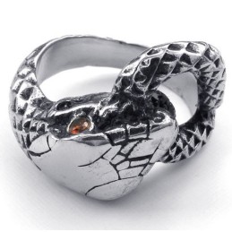 Anillo De Titanio De Alta Calidad Con Un Brillo De Color Finamente Procesado