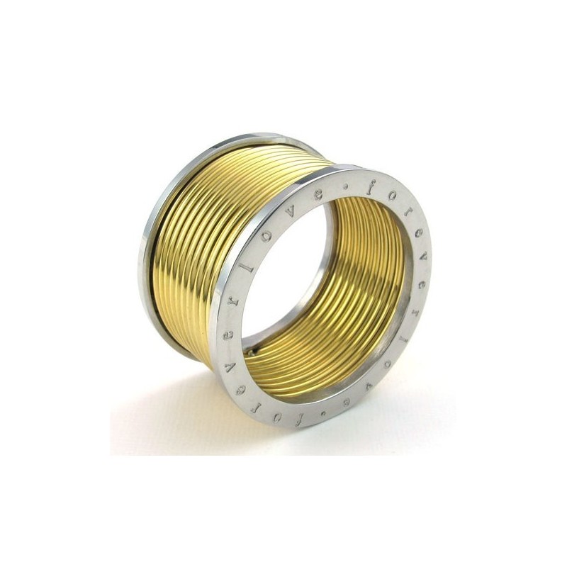 Anillo De Titanio De Calidad Estable Con Brillo De Color De Construcción Racional Anillo De Titanio De Calidad Estable Con Brillo De Color De Construcción Racional