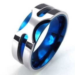 Anillo De Titanio De Calidad Confiable Y De Forma Elegante Y Hermosos Colores.