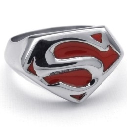 Anillo De Titanio De Alta Calidad Con Brillo De Color Y Diseño Hábil
