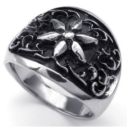 Anillo De Titanio De Calidad Confiable, Con Diseño Lujoso Y Colores Delicados.