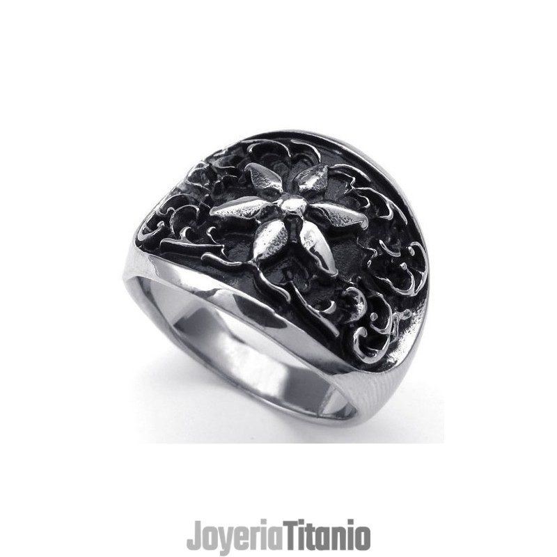 Anillo De Titanio De Calidad Confiable, Con Diseño Lujoso Y Colores Delicados.