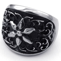 Anillo De Titanio De Calidad Confiable, Con Diseño Lujoso Y Colores Delicados.