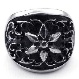 Anillo De Titanio De Calidad Confiable, Con Diseño Lujoso Y Colores Delicados.