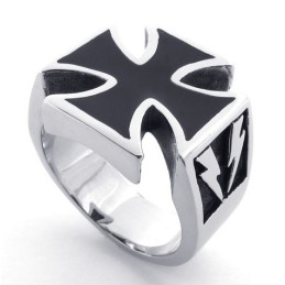 Anillo De Titanio De Calidad Superior Con Forma Elegante, Color Brillante