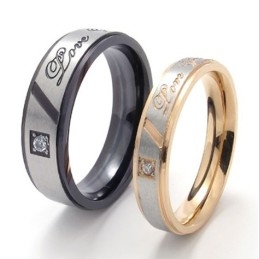 Hermoso Diseño, Hermosos Colores, Anillo De Titanio De Alta Calidad.