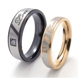 Anillo De Titanio Con Diseño Elegante, Color Brillante Y Reputación Confiable