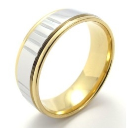 Anillo De Titanio De Fabricación Experta, Color Brillante Y Duradero.