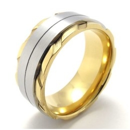 Anillo De Titanio De Excelente Calidad Y Forma Elegante Y Hermoso En Colores.