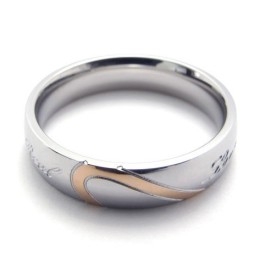 Hermoso Diseño, Color Brillante, Anillo De Titanio De Calidad Superior.