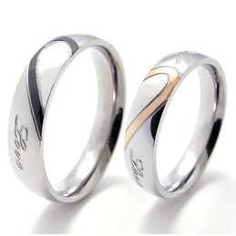 Anillo De Titanio De Excelente Calidad, Forma Elegante, Color Brillante
