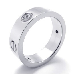 Anillo De Titanio De Calidad Superior Con Brillo De Color De Fabricación Experta
