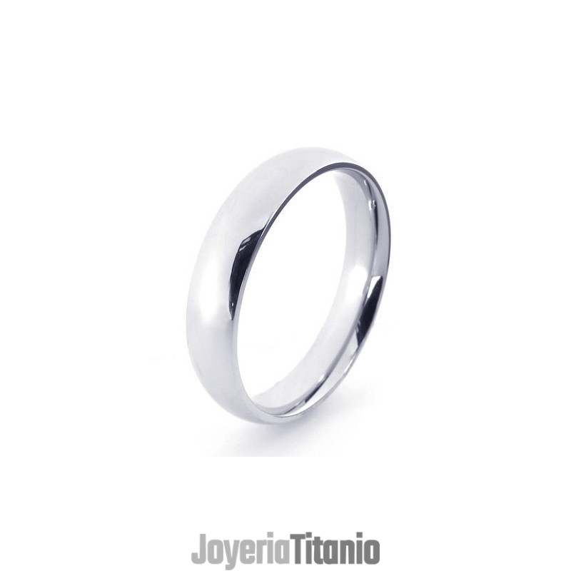 Anillo De Titanio De La Reina De La Calidad, Con Forma Elegante Y Color Brillante.