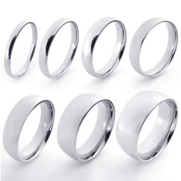 Para Su Selección Brillo De Color El Anillo De Titanio De La Reina De La Calidad