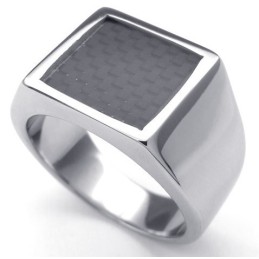 Anillo De Titanio De Calidad Superior Con Brillo De Color De Construcción Racional