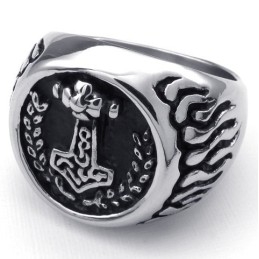 Anillo De Titanio De Calidad Estable Y Colores Delicados Con Diseño Hábil