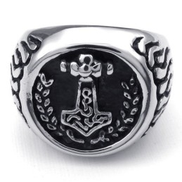 Anillo De Titanio De Calidad Estable Y Colores Delicados Con Diseño Hábil