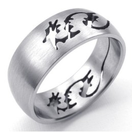 Anillo De Titanio De Última Tecnología, Color Brillante Y Calidad Estable.