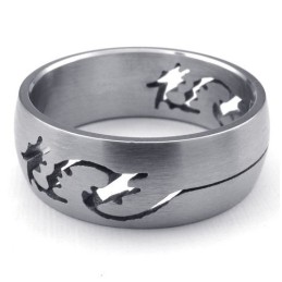 Anillo De Titanio De Última Tecnología, Color Brillante Y Calidad Estable.