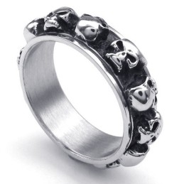 Anillo De Titanio De Diseño Moderno, Colores Delicados Y Calidad Confiable.